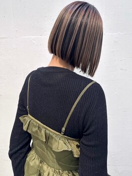 アンバー(Amber)の写真/《目を惹かれる透明感を》Amberのカラーは貴方の髪質,肌の色に合わせたオーダーメイドカラー。理想の色に♪