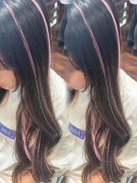 ハイライト風エクステ