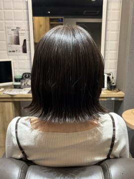 カミケンガレリア(kamiken. galleria) トレンド定番切りっぱなし外ハネボブ【カミケンガレリア/郡山】