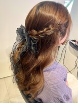 カットハウス ルーシーズ(CUT HOUSE RUCY'S)&nbsp;ハーフアップ/ヘアアレンジ/ヘアセット/セット/横浜/鶴見/川崎