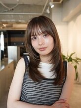 ラヴィズム 名駅店(LUVISM)&nbsp;顔周りレイヤー/ダブルカラー/髪質改善/ケアブリーチ名古屋/名駅