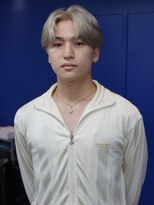 ボブ 金沢(BOB) 10代20代メンズブリーチオンカラー ホワイトベージュ