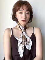 エミス バイ メルト 吉祥寺(emis by melt)&nbsp;【吉田】暖色ボブニュアンスブリーチなしカラー透明感束感吉祥寺