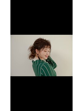モードケイズ 西宮(MODE K's) ヘアアレンジ/斜めバング/アシンメトリー/伸ばしかけ/大人/小顔