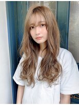 マリアバイアフロート(Maria by AFLOAT)&nbsp;【重山】耳掛けウエーブパーマフォギーベージュスリークボブ