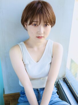 バース(BIRTH) 天神【BIRTH】エアリーマッシュショート×ペールベージュ