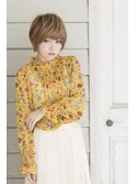 【FORTE 表参道店】お手入れ簡単☆ショートボブ