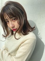 シー バイ ロンド 新宿(Sea by Lond) 【遠藤 駿】小顔切りっぱなしハイライトカラー