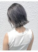 ハイトーングレージュボブ