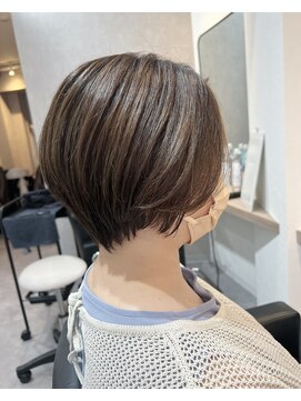 フルール(Fleur) 恵比寿 大人韓国風 ショートボブ 髪質改善 白髪ぼかし