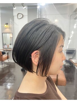 ネウィベルシア 名駅(newi belsia) 30代/40代/大人ショートボブスタイル　stylist相羽