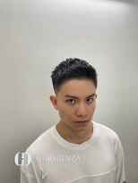 理容室　フェード　断髪　前上げ