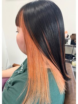 デフィ(defi) 黒×ペールオレンジ