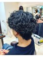 アッシュ 久が原店(Ash)&nbsp;強めのパーマで、グリース仕上げにしました。
