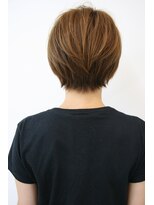 30代40代50代大人可愛い形ショートボブ　小顔ショート