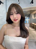 ロンドルーチェ 心斎橋(Lond luce)&nbsp;大人ガーリー×ミディアムレイヤーカット【心斎橋/髪質改善】