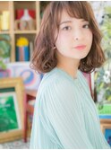 斜めバング♪くせ毛風抜け感小顔くびれカールc5上尾20代30代40代