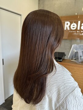 ルレ 本山(Relais) AVEDAで艶ベージュカラー