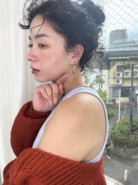 アトモスサニーテラス(Atmos sunny terrace) spiral perm/hair arrange