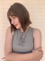 ニスル 町田店(NISURU)&nbsp;似合わせカット/大人ガーリー/ダークアッシュ/着物/町田/町田駅