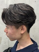 フイ 代々木(Hui)&nbsp;メンズ/アップバング/ツーブロックマッシュ/束間ショート/波巻き