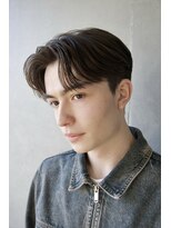 マインバイアフロートギンザ(MYNE by AFLOAT GINZA)&nbsp;センターパート/ニュアンスパーマ/ビジネス/銀座メンズ