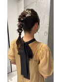 編みおろしアレンジ
