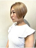 天神/大名/赤坂/ハイトーン/前下がりショート