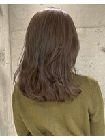 シックス(SIX) NAO オリーブカラー/ふんわりミディアム/ベージュ/表参道/渋谷