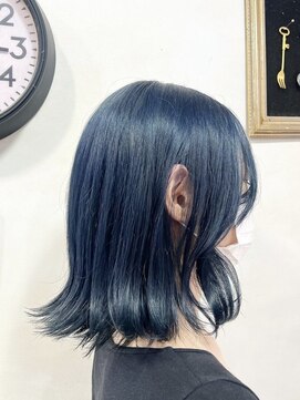 ランプ ヘアー(lamp hair) ブルーシルバー/lamp 清水