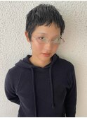 【心斎橋hen】ショートパーマ　くせ毛風パーマ　ベリーショート