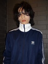 アビー(ABEY)&nbsp;メンズウルフ/ニュアンスパーマ/スパイラルパーマ/黒髪