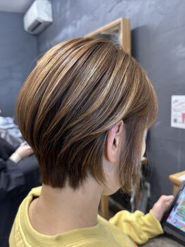 アルファ 我孫子店(alpha) ショートヘア/美髪/ベージュカラー/小顔/我孫子