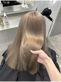 ブリーチカラー×ホワイトベージュ【aya指名】