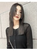 レイヤーカット × セピアグレージュ