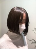#noi_style 切りっぱなしボブ×アッシュブラウン