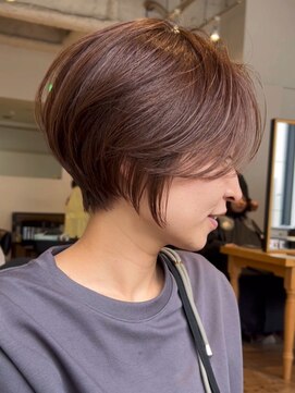 ホヌン 茅ヶ崎(Honnun) ショートボブ｜骨格美人×小顔見せのシンプル洒落髪/茅ヶ崎