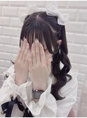 編み上げハーフツイン＊まゆ