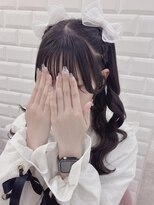 編み上げハーフツイン＊まゆ