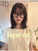 レイヤーカット/顔回りカット/似合わせカット