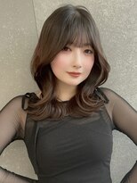 レーヴバイロンド 仙台(Reve by Lond)&nbsp;韓国風髪質改善レイヤーカット暗めカラーブリーチなし仙台前髪