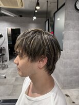 ルイス(L'wis)&nbsp;メンズハイライト/20代/30代/バレイヤージュ/韓国マッシュ