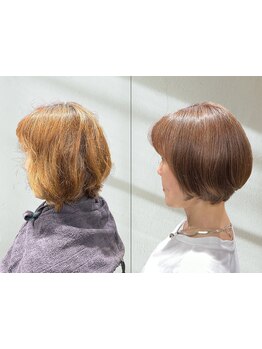 【髪質改善する白髪染めカラー専門店】髪質改善ができる白髪染め専門店で、艶やかで健康的な髪を実現！