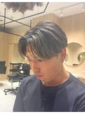 ニュアンスセンターパート×金ハイライト
