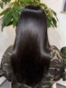 【乾かすだけで圧倒的潤艶髪】カット＋美髪ストレート(縮毛矯正)　