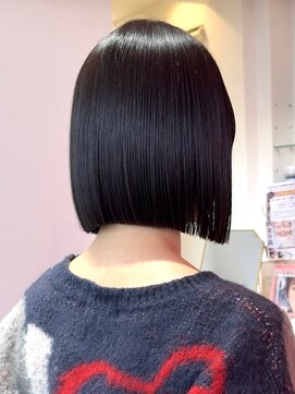 ロンドヴァリー 渋谷店(Lond vallee) 【山崎限定】縮毛矯正で作るストンなタッセルボブ