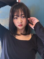 キーゴ 博多(KY-GO.)&nbsp;ミディアムの暗髪ワンカール