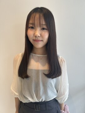 Folklore【フォークロア】翠町支店 《髪質改善サロン》 内巻き×サラツヤロング/シースルーバング