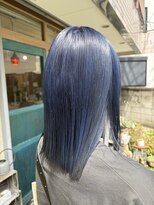 ヘアーアンドメイク モイ(hair&make Moi)&nbsp;ネイビーブルー