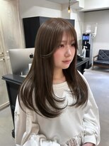 イリ 大阪(ili)&nbsp;透けるグレージュ/2026トレンドlayer cut